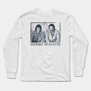 Highway to Heaven //// 80s Kid Design Long Sleeve T-Shirt